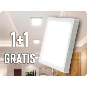 LED plafonsko svetlo LED/24W/230V 6500K 28,7x28,7 cm bela