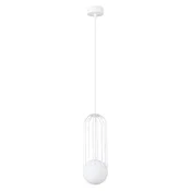 Sollux SL.1331 - Luster na sajli BRINA 1xG9/8W/230V bela