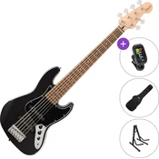Fender Squier Affinity Series Jazz Bass VI LRL SET Black Metallic 6 strunska bas kitara