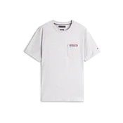 TOMMY HILFIGER Majica AMERICANA marine/svetlo siva/rdeča