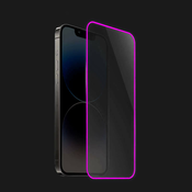 Zaščitno kaljeno steklo z okvirjem, ki se sveti v temi za Xiaomi Mi 10T - Rožnata