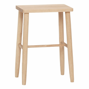 Barski stolček iz hrastovega lesa Hübsch Folk, višina 52 cm