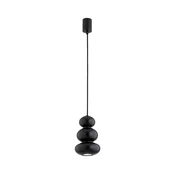 Argon 8827 - Lestenec na vrvici ORLANDO 1xGU10/5W/230V črna