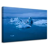 shumee Platno Narava Islandija ledena gora 90x60