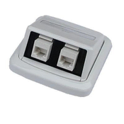 ABB OPTIX UTP dvojna vtičnica TANGO 2xRJ45 cat.5e