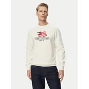 TOMMY HILFIGER Majica  svetlo rumena / rdeča / črna