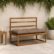 vidaXL Blazine za klopi VIANEN 2 kos 100% poliester Taupe