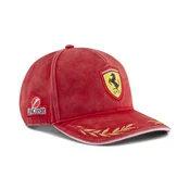 PUMA Scuderia Ferrari Replica Monza Charles Leclerc Baseball Cap, Men, Red, OSFA