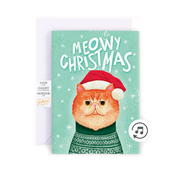 Netscroll MeowCard, zabavna zvočna božična voščilnica z mačko