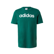 ADIDAS SPORTSWEAR Tehnicka sportska majica, tamno zelena / bijela
