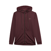 Mens Sports Zipped Hoodie 4F - Brown