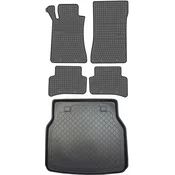 shumee Mercedes C-razred W203 Kombi od 2001-11/2007 komplet - gumijaste avtotesnine + zaščitna preproga za prtljažnik