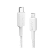 322 USB tip-C na Lightning kabl M/M 0.9m, 60W, pleteni, beli