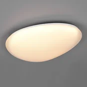 Trio Lighting LED-stropna svetilka Ozera, dolžina 55 cm, bela, plastika, CCT - Dnevna soba/jedilnica - Sodobni
