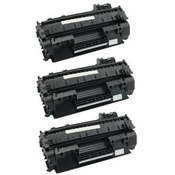 Komplet HP 05X / CE505X / LaserJet P2050, P2053, P2054, P2055, P2056, P2057 kompatibilni tonerji (3) - 3 Ă— ÄŤrna