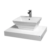 Ceramica Lux Ormaric za kupatilo Combo konzolna, Polica lavaboa 75 uža