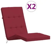 Vidaxl Blazine za ležalnik 2 kosa oxford tkanina