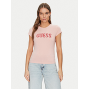 GUESS Majica PONY HAIR malina/rosé