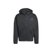 ADIDAS SPORTSWEAR Športna jopa na zadrgo Z.N.E.  antracit / črna