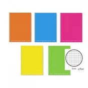 NN BLOK KOLEGIJ A4 TP PVC TO. COLOR KARO PERF+LUKN SORT