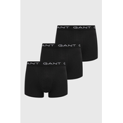 Bokserice Gant 3-pack za muškarce, boja: crna, 900013003