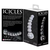 Pipedream icicles no 66 kuglicasti dildo od stakla, PIPE296620