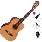 Cort AC100DX Standard SET 4/4 Open Pore Natural Klasična kitara