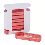 Northix Tedenski organizator za tablete 7 dni 4 predelki plastika