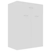 Vidaxl omara za čevlje bela 60x35x84 cm iverna plošča