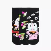 Cropp - Pakovanje od 3 para carapa s dezenom Courage the Cowardly Dog - CRNO