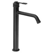 VERSI washbasin mixer, high, extended spout, black matt - Črna mat barva - Sapho - VERSI - 72 - Medeninasti - Vzvod - Oblikovanje - 325 - 14