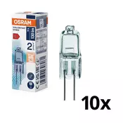 Set od 10 sijalica za pecnicu HALOSTAR G4/10W/12V 2700K - Osram
