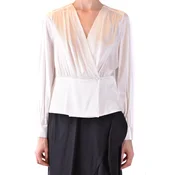 Satenasta bluza Pinko z dolgimi rokavi