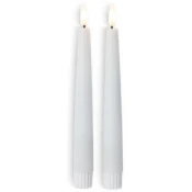 Aurora LED svijeca, 18cm, 2 komada, Bijela