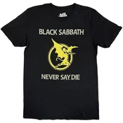 Black Sabbath Majica Never Say Die Unisex Black XL