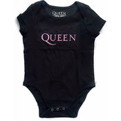 Queen Pink Logo Baby Grow Black (24 Months)