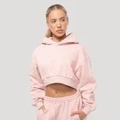 GymBeam Women‘s Mochi Cropped Hoodie Pink XS
