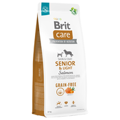Brit Care Dog Grain-free Senior & Light losos & krompir - 12 kg