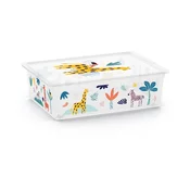 Bijela plasticna djecja kutija za pohranu 55x39x16 cm C Box Style – KIS
