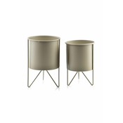 Cvetlični lonec z okvirjem Affek Design Swan 2-pack