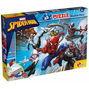 Lisciani Spider-Man dvostranska sestavljanka 48