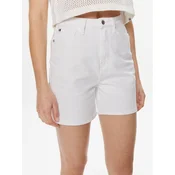 Tommy Hilfiger Jeans kratke hlače WW0WW41321 Bela Regular Fit