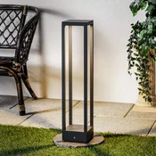 Lucande Carlota LED viseča svetilka, antracit, 65 cm, kovina - Sodobni