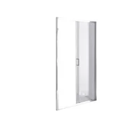 M B Tuš vrata drsna SLIDE 110X200, krom profil, prozorno steklo 6mm, 108-112/200cm