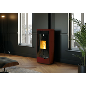 PALAZZETTI pec na pelete Nadine TC US Pro2 9,3 kW - bordo