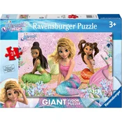 Ravensburger Mermaid Magic - velika talna sestavljanka, 24 kosov