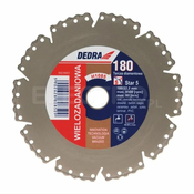 Večnamenski 180mm rezalni list za kotni brusilnik | DEDRA - Dedra