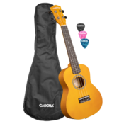 Koncertni ukulele Linden Yellow Cascha