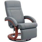 HOMCOM HOMCOM sprostitveni naslonjač poliester 86D x 68Š x 100V cm Siva, (5000242853)