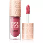 Makeup Revolution Pout Bomb lip gloss volumizing effect color 4.6 ml